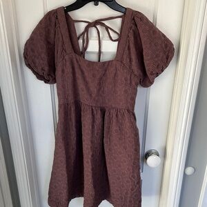 Madewell Dusty Mauve Dress With Pockets Size XS